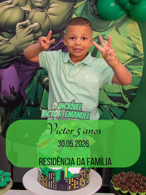 Festa de 5 anos de Victor